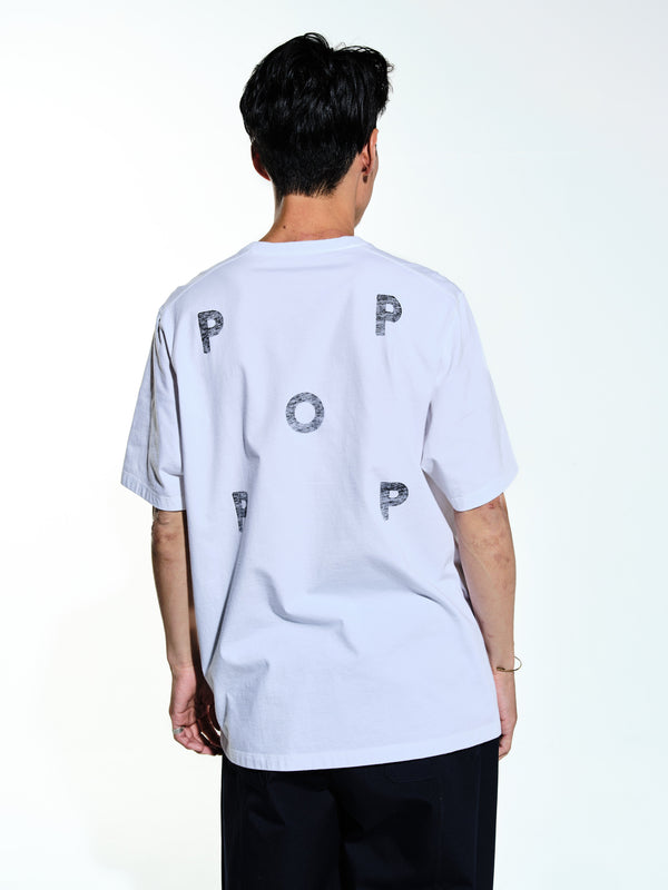 pop trading company Pop Inside Logo T-Shirt White