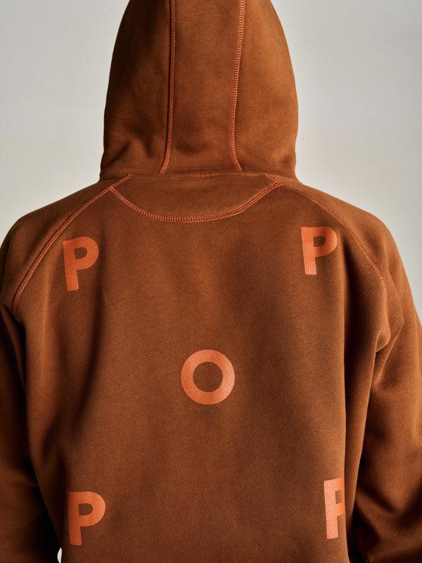 pop trading company Pop Logo Hooded Sweat Bison