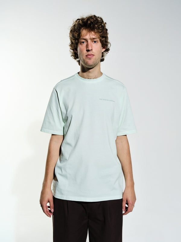 pop trading company Pop Logo T-Shirt Blue Haze