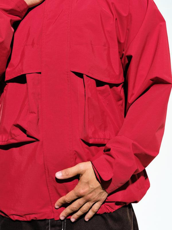 Pop Trading Company Pop Nautical Jacket Haute Red