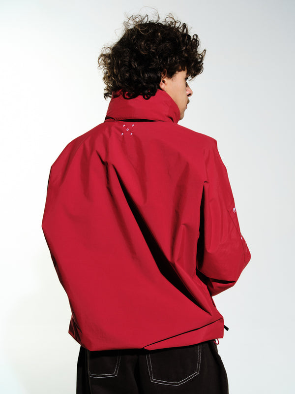 Pop Trading Company Pop Nautical Jacket Haute Red