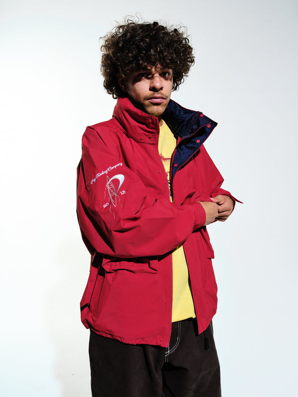 pop trading company Pop Nautical Jacket Haute Red