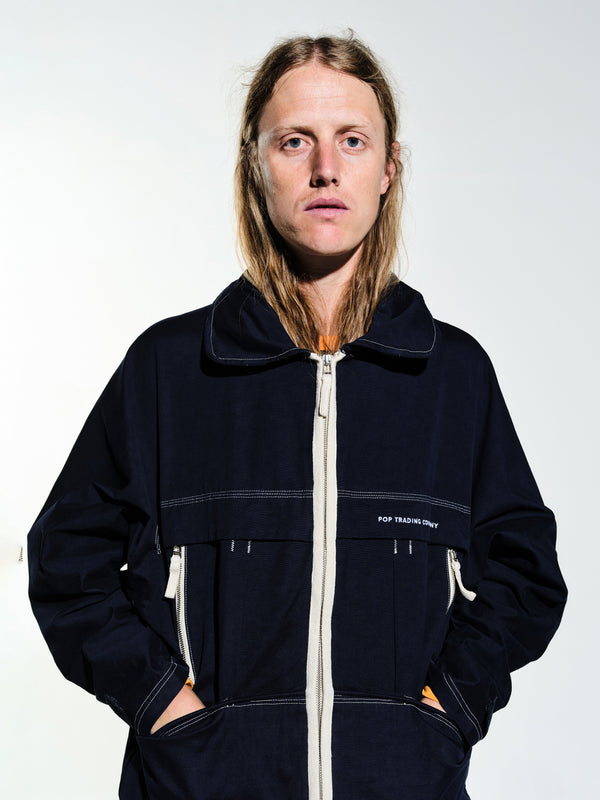 pop trading company Pop New City Jacket Navy