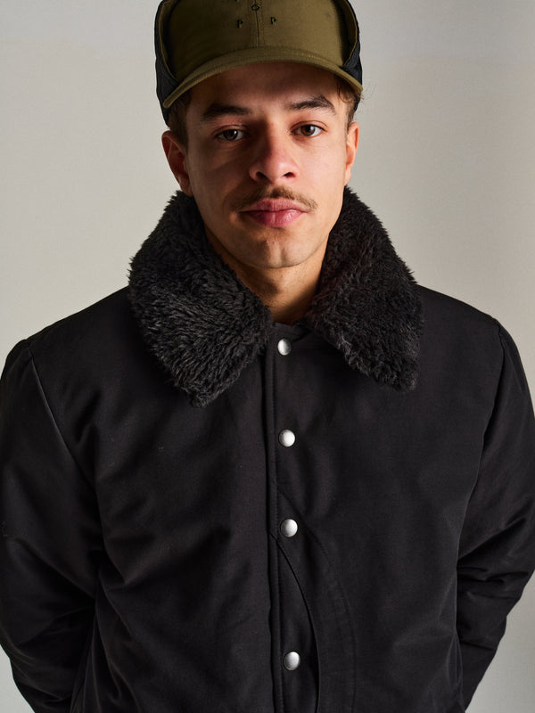 Pop Trading Company Pop Padded Jacket Black