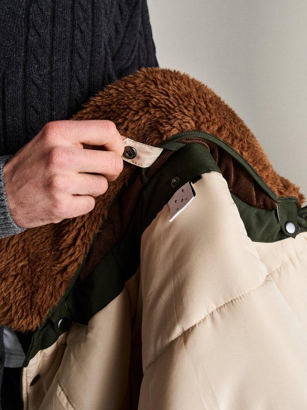 Pop Trading Company Pop Padded Jacket Duffel Green