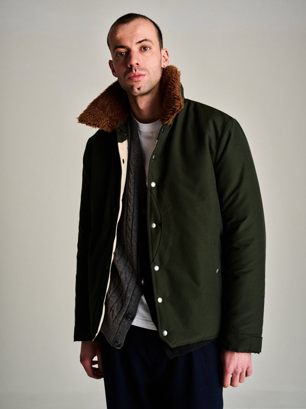 pop trading company Pop Padded Jacket Duffel Green