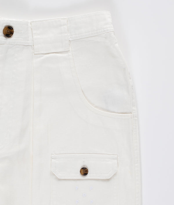 Pop Trading Company Pop Pocket Short White