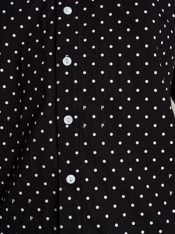 Pop Trading Company Pop Polkadot Shirt Black/White