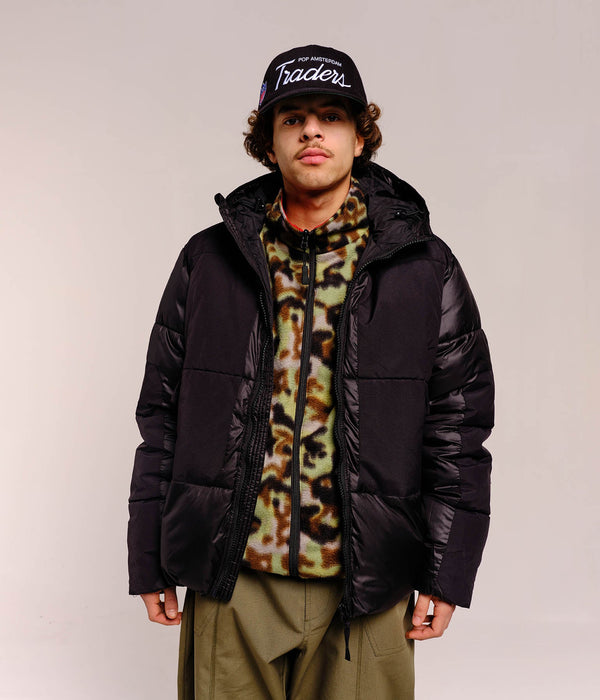 pop trading company Pop Puffer Jacket Black