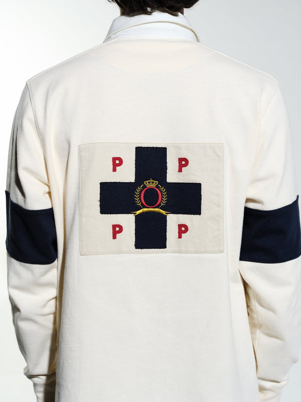Pop Trading Company Pop Rugby Polo Off White