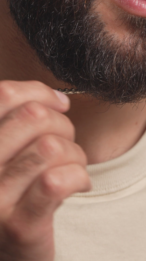 Pori Jewelers Men'S Italy 925 Sterling Silver Rope Chain Necklace 20-26 Inches