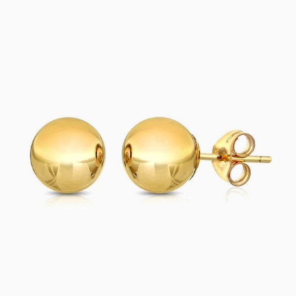 pori jewelers 14K GOLD BALL STUDS