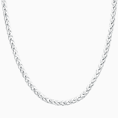 pori jewelers Silver 2.5MM Franco Chain Necklace