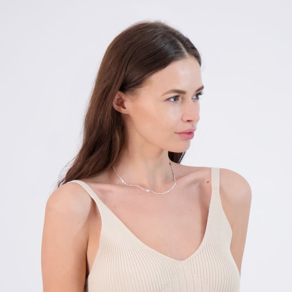 Pori Jewelers Silver 3MM Figaro Chain Necklace