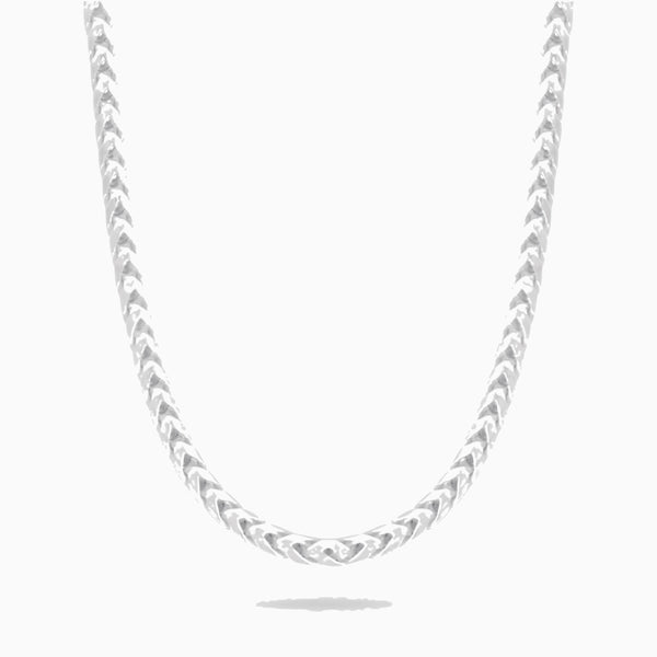 pori jewelers Silver 3MM Franco Chain Necklace