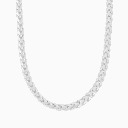 pori jewelers Silver 4MM Franco Chain Necklace