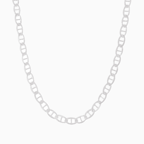 pori jewelers Silver 5.5MM Mariner Chain Necklace