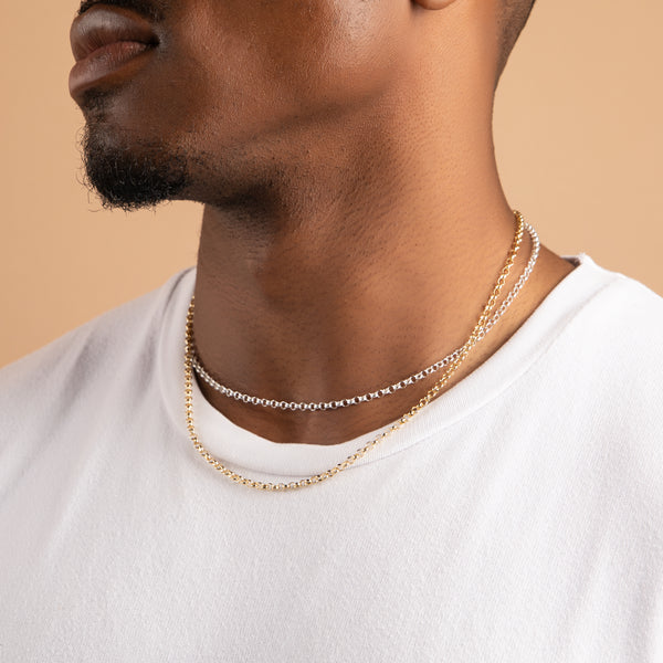 Pori Jewelers Silver Rolo Chain Necklace