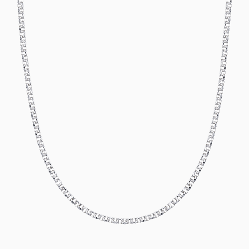 pori jewelers Silver Rolo Chain Necklace