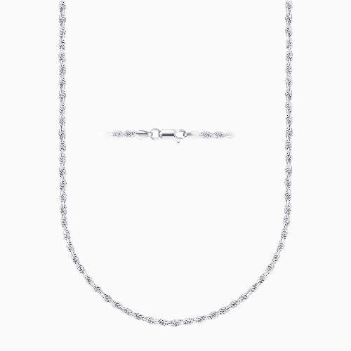 pori jewelers Silver Rope Chain Necklaces