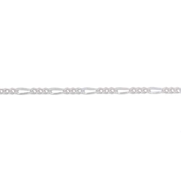 Pori Jewelers Sterling Silver 2MM Figaro Link Chain Necklace