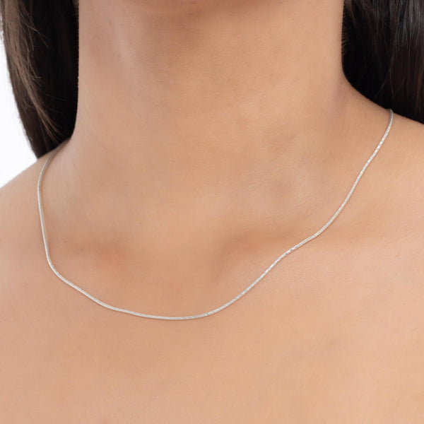 Pori Jewelers Sterling Silver Magic Snake Chain With Design Adjustable Bolo Necklace