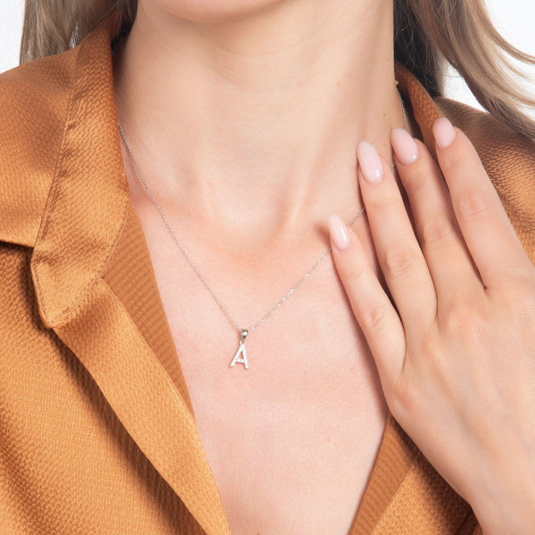 Pori Jewelers Sterling Silver Personalized Initial Necklaces