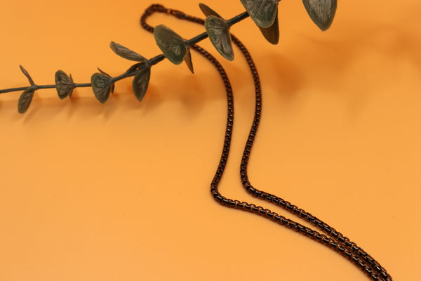 Pori Jewelers Sterling Silver Round Box Chain Necklace