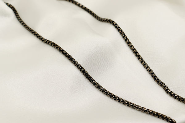 Pori Jewelers Sterling Silver Round Box Chain Necklace
