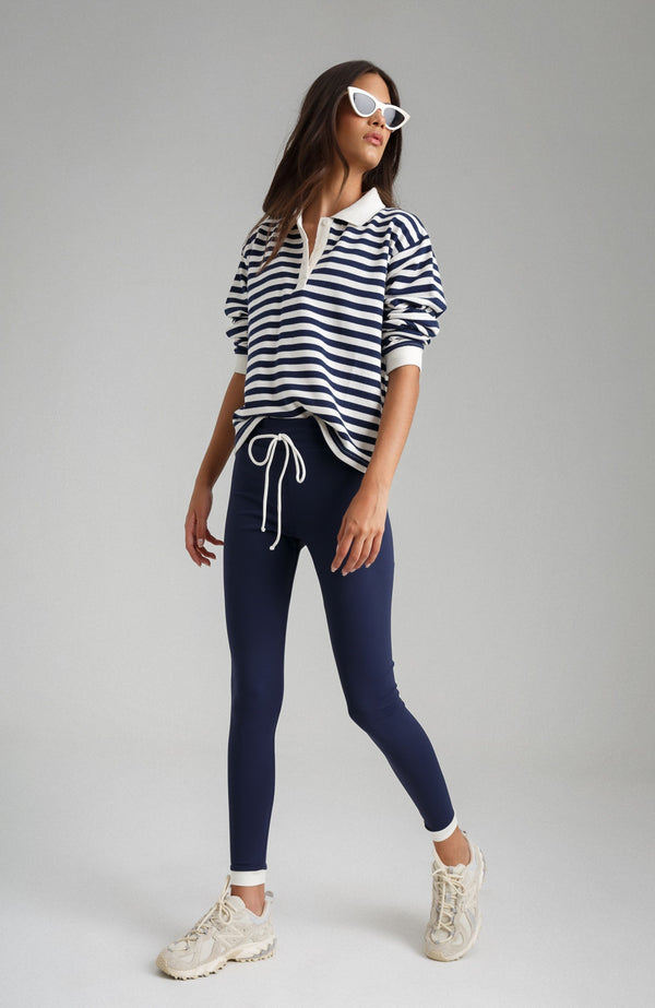 port de bras Akari Legging Navy