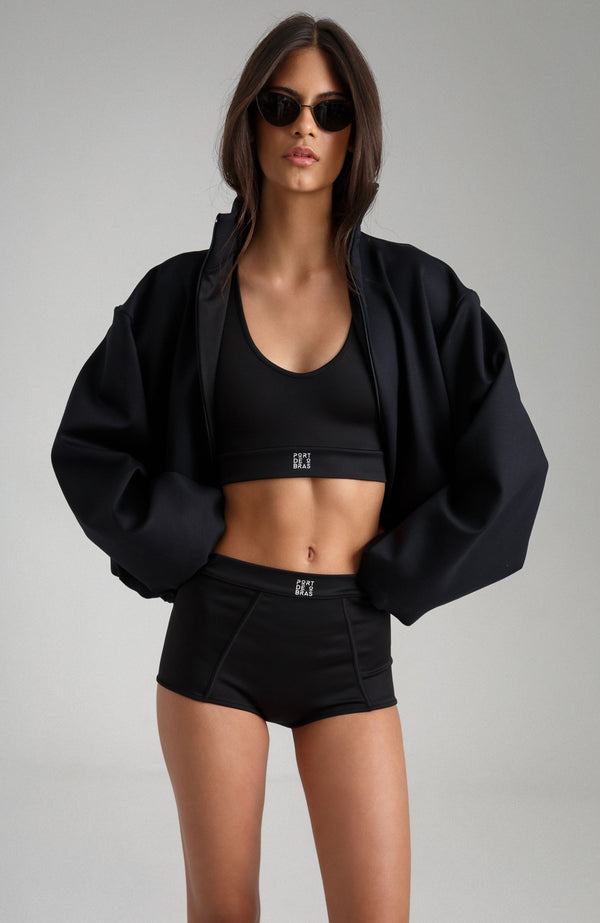 port de bras Boy Short Black