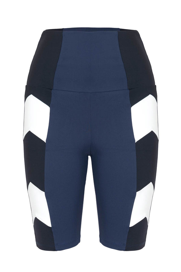 Port De Bras Front Arrow Biker Navy