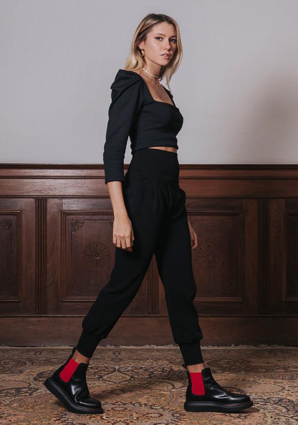 port de bras Jazmin Pant Black