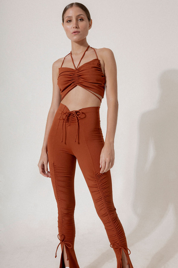 port de bras Lisbon Legging Maroon