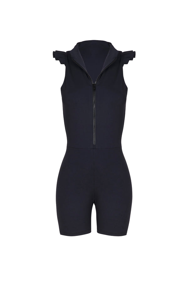 Port De Bras Mila Biker Suit Black