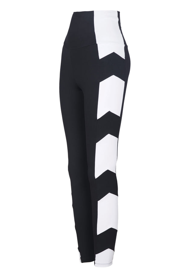 Port De Bras Single Arrow Legging Black
