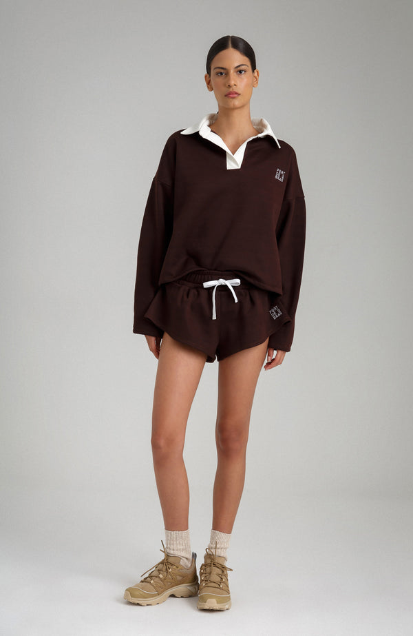 Port De Bras Sofia Shorts Dark Chocolate