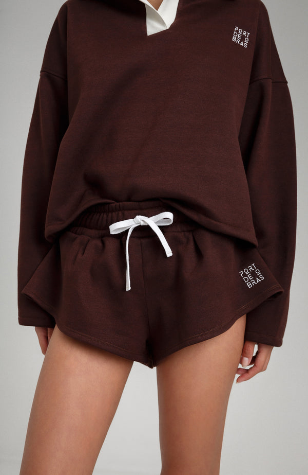 port de bras Sofia Shorts Dark Chocolate