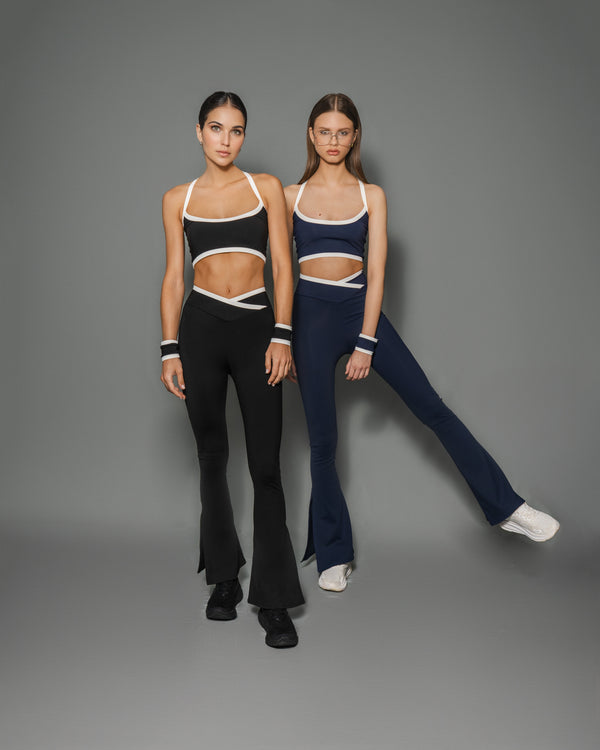 Port De Bras Vera Legging Navy / Chantilly