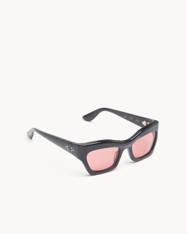 Port Tanger Ayreen | Black Acetate | Wardi Lens