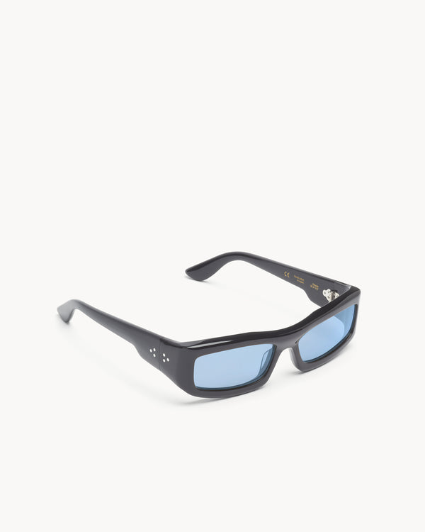 Port Tanger Daryan | Black Acetate | Rif Blue Lens