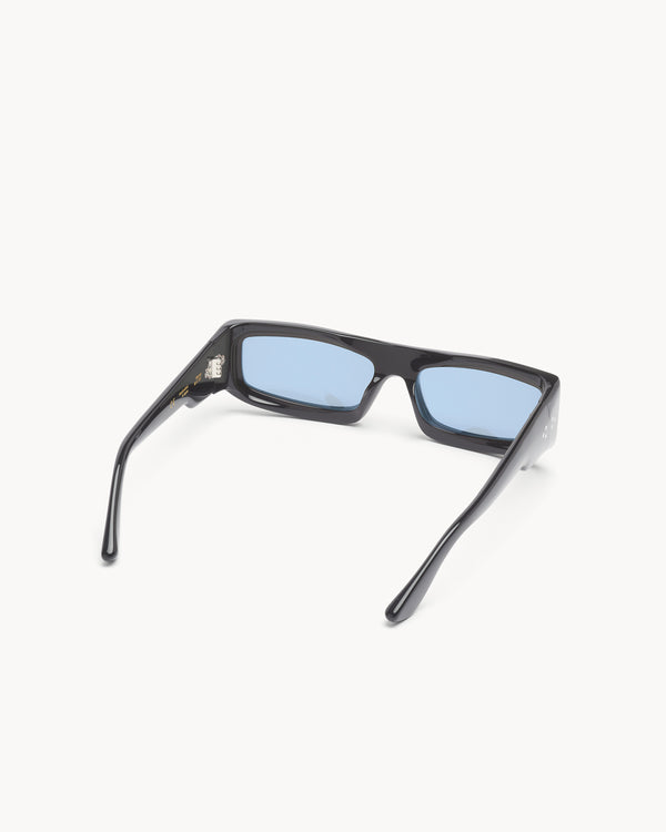 Port Tanger Daryan | Black Acetate | Rif Blue Lens