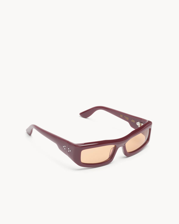Port Tanger Daryan | Carmesi Acetate | Amber Lens