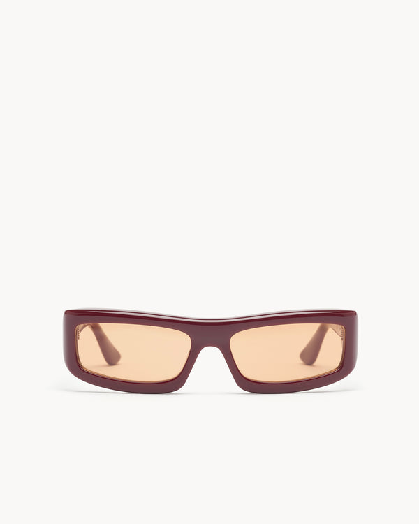 port tanger Daryan | Carmesi Acetate | Amber Lens