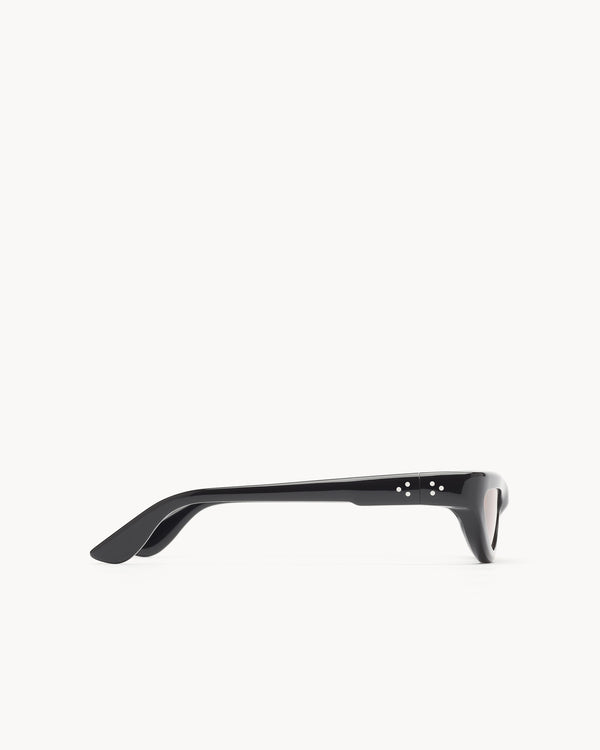 Port Tanger Fanna | Black Acetate | Amber Lens