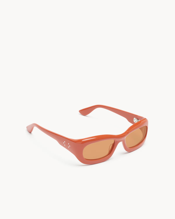 Port Tanger Ghaib | Coral Red Acetate | Tobacco Lens