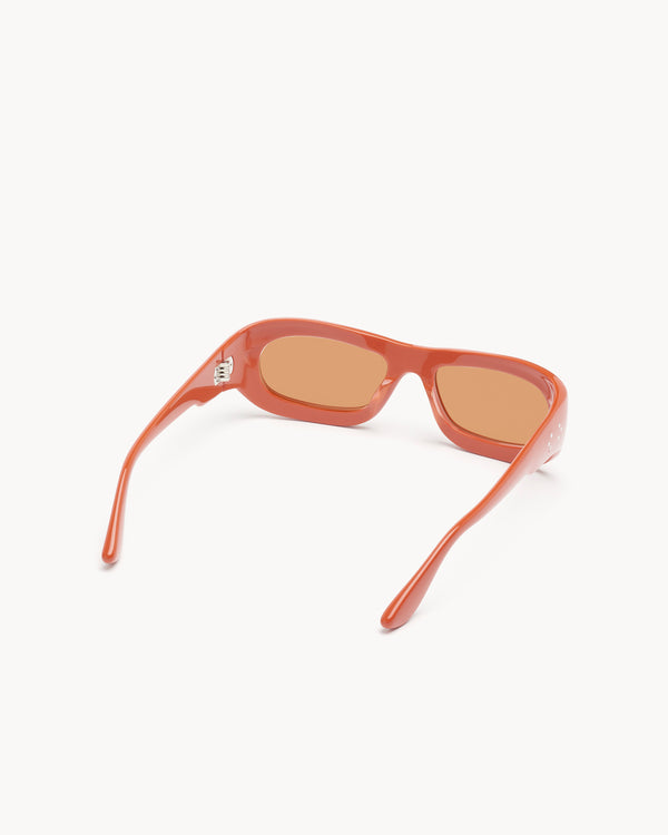 Port Tanger Ghaib | Coral Red Acetate | Tobacco Lens