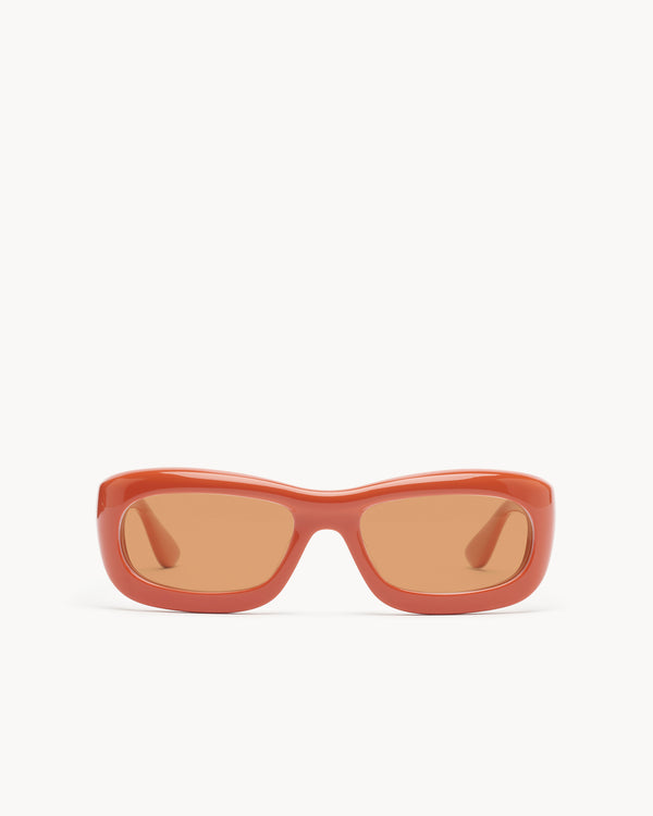 port tanger Ghaib | Coral Red Acetate | Tobacco Lens