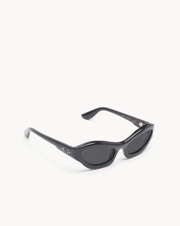 Port Tanger Hayya | Black Acetate | Black Lens