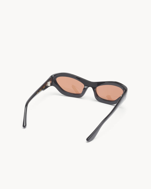 Port Tanger Hayya | Black Acetate | Tobacco Lens